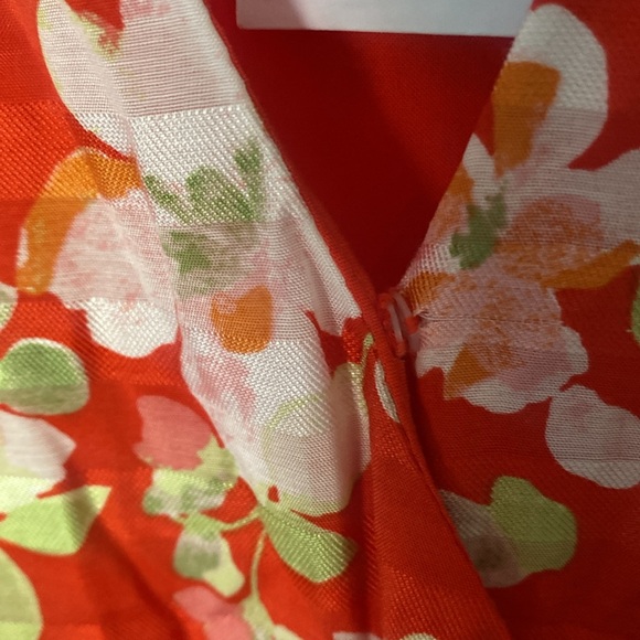 J. Jill Medium Petite Floral Print Tie Dress - Picture 6 of 9